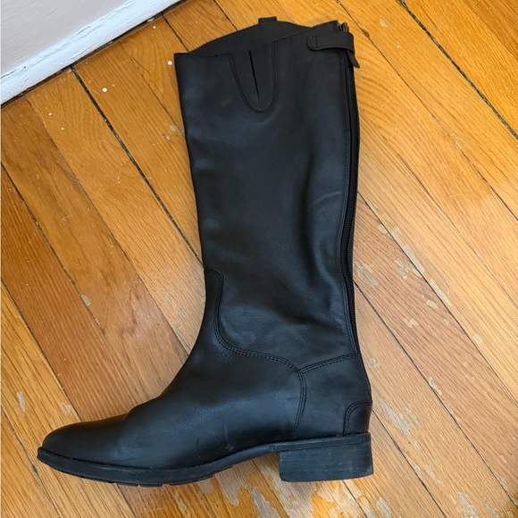 Sam Edelman Black Leather Boots Size 9 - Picture 3 of 8